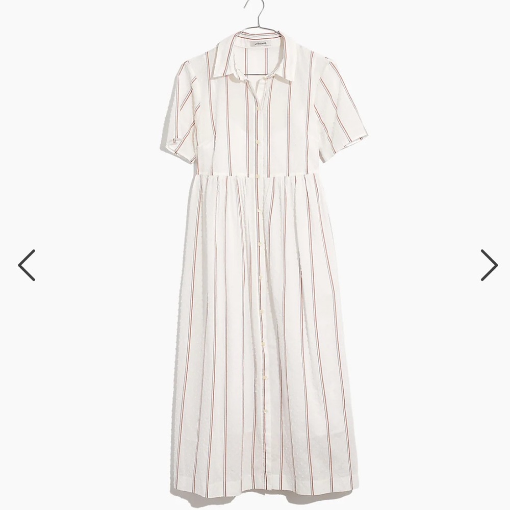 Madewell Striped Midi Shirtdress